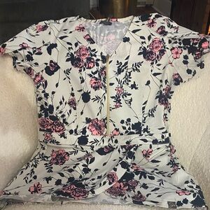 Floral Print Women's Top